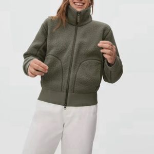 Everlane Fleece Bomber Jacket